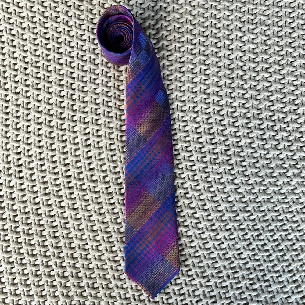 👔 Stacy Adams - Funky Fun Multi Colored Microfiber Tie